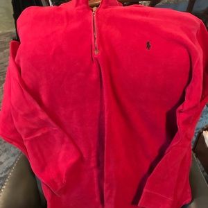 Men’s Red Polo pull on